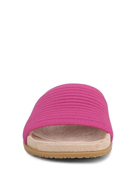 Vionic Pink Evie Slide Sandal