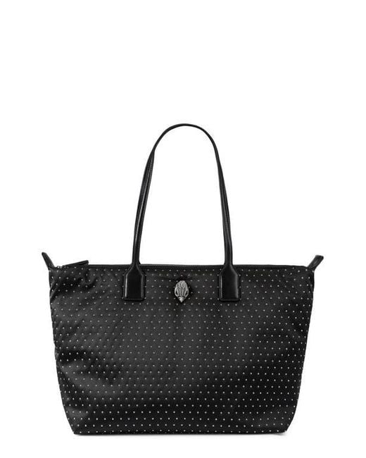 Kurt Geiger Black Large Drench Studded Shopper