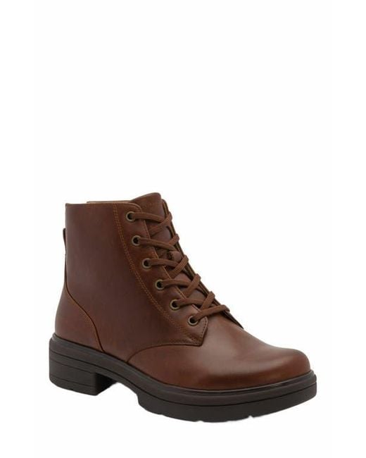 ABEO Brown Vista Lace Boot