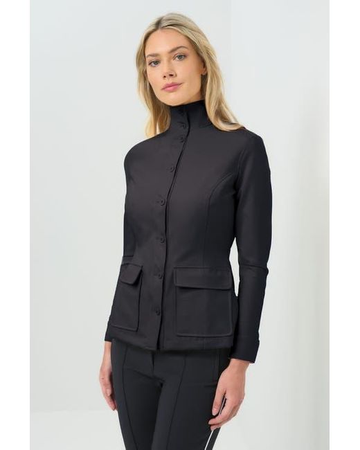 Anatomie Women's Blue Reign Performance Twill Button Front Jacket