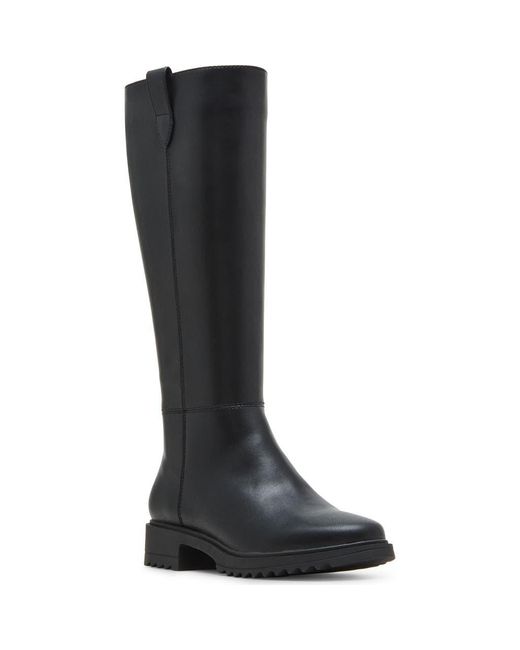 Blondo Black Waterproof Leather Knee High Platform Boots