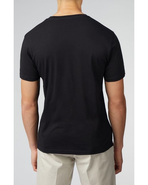 Ben Sherman Black Signature Pocket T-shirt for men