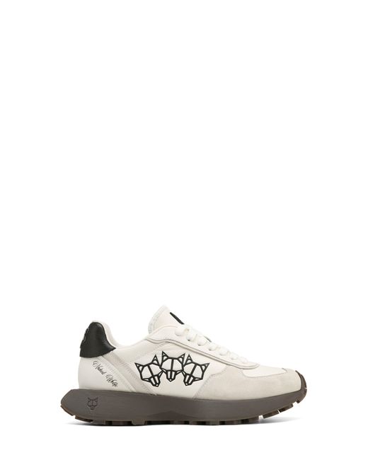 Naked Wolfe White Prime Leather Sneaker