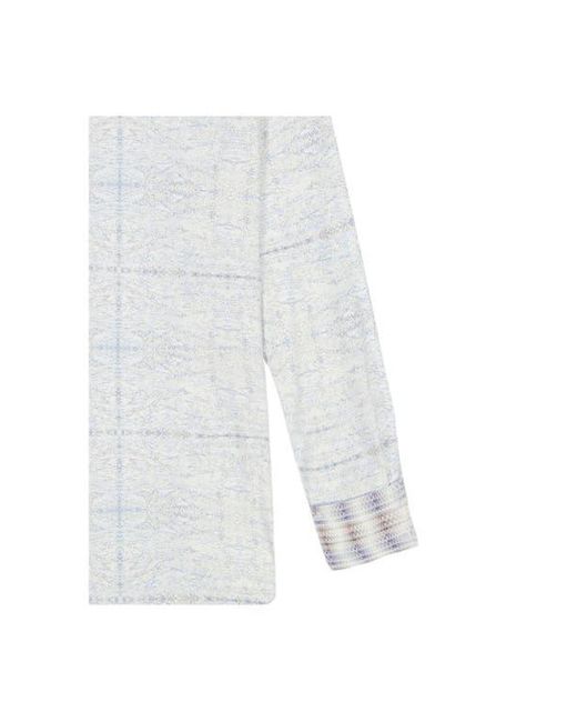 Robert Graham White Irving Knit Button-Up Shirt for men