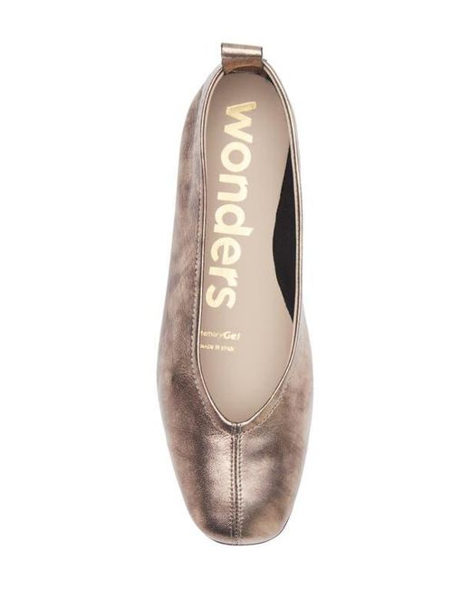 Wonders Brown Ballet Flat