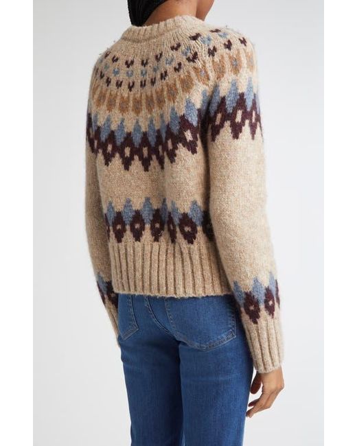 Veronica Beard Blue Christina Baby Alpaca Blend Cardigan