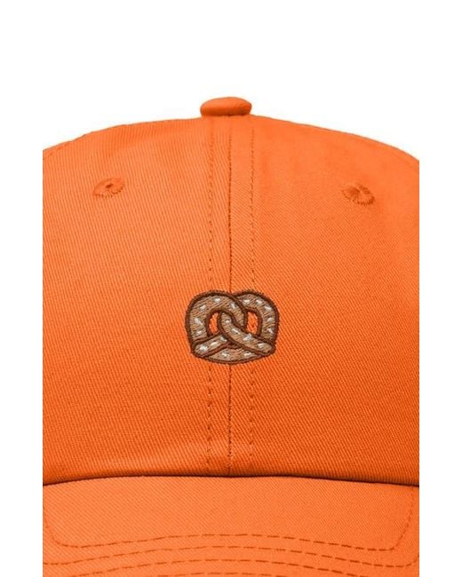 Alix White Pretzel Dad Cap