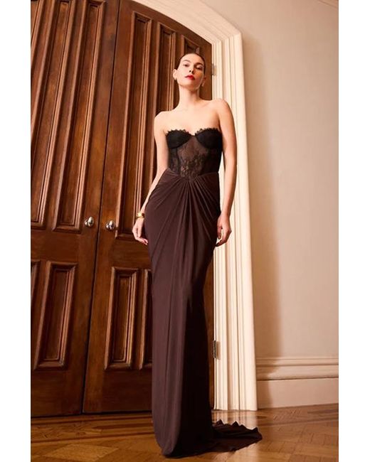 BCBGMAXAZRIA Joey Gown in Black | Lyst