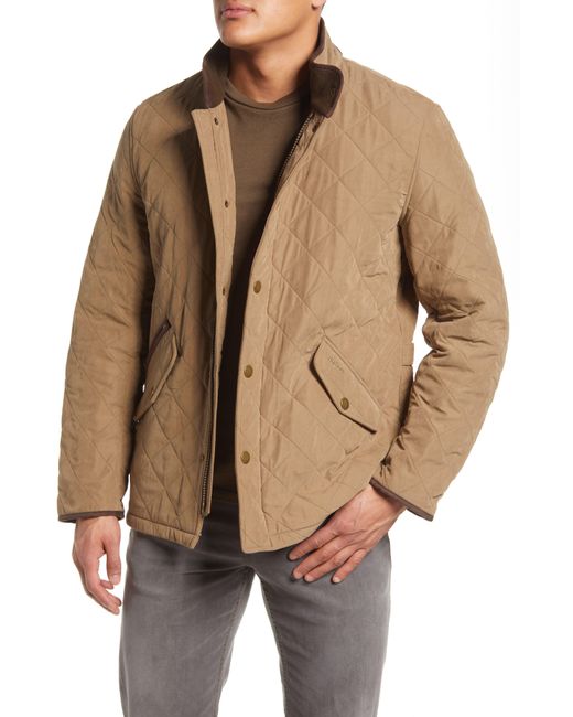 Barbour Brown Bowden Quilted Jacket for men
