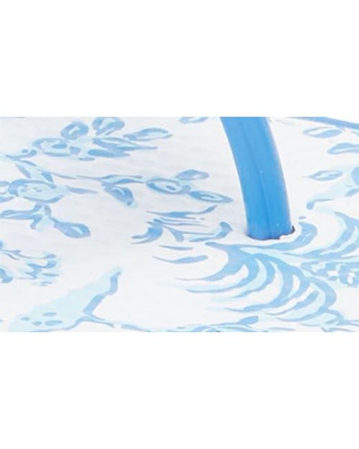 Lilly Pulitzer Blue Pool Flip Flop