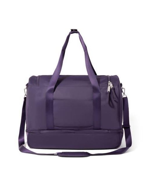 Baggallini Purple Deluxe Fifth Avenue Weekender Bag