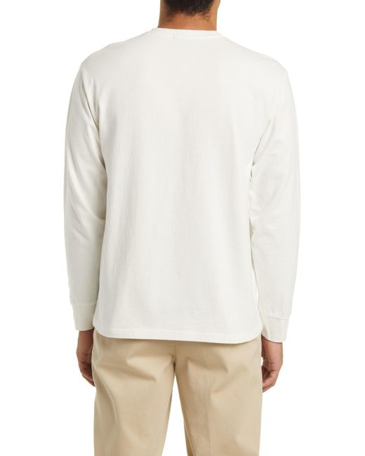 Rails White Cyd Long Sleeve Cotton T-shirt for men