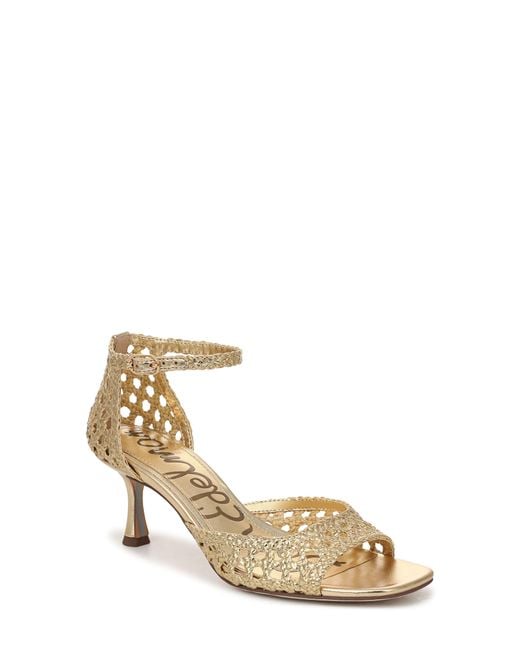 Sam Edelman Metallic Peyton Ankle Strap Sandal