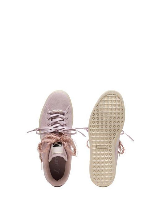 PUMA Pink Suede Bloom Sneaker