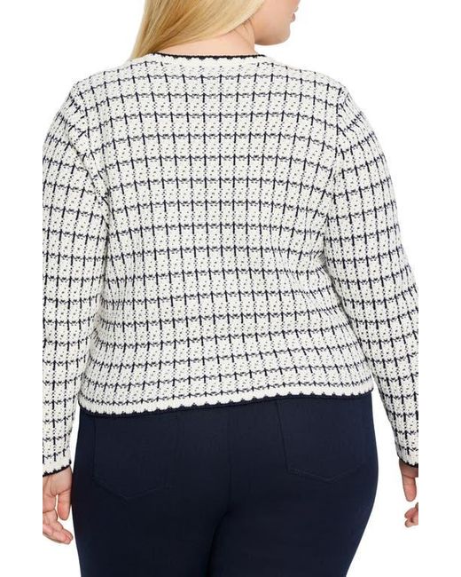 NIC+ZOE White Mixed Up Sweater Jacket