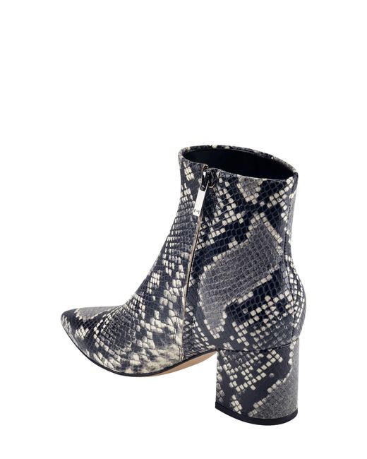 Marc Fisher Jarli Bootie in Black/White Snake Print (Black) - Save 60% - Lyst