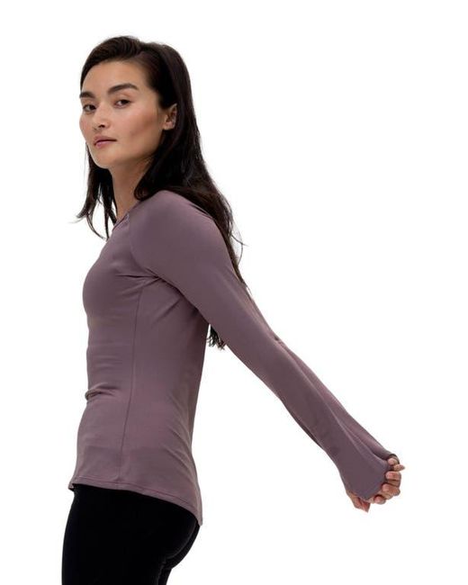 Rebody Active Purple Citizen Compression Long Sleeve Top