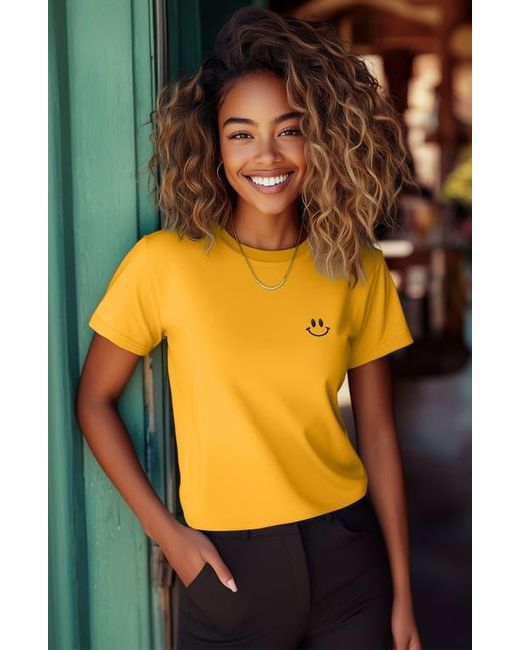 Alix Yellow Smile Face Tee