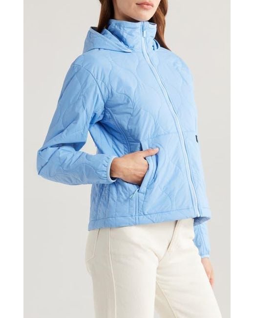 Halfdays Blue Bessie Packable Puffer Jacket
