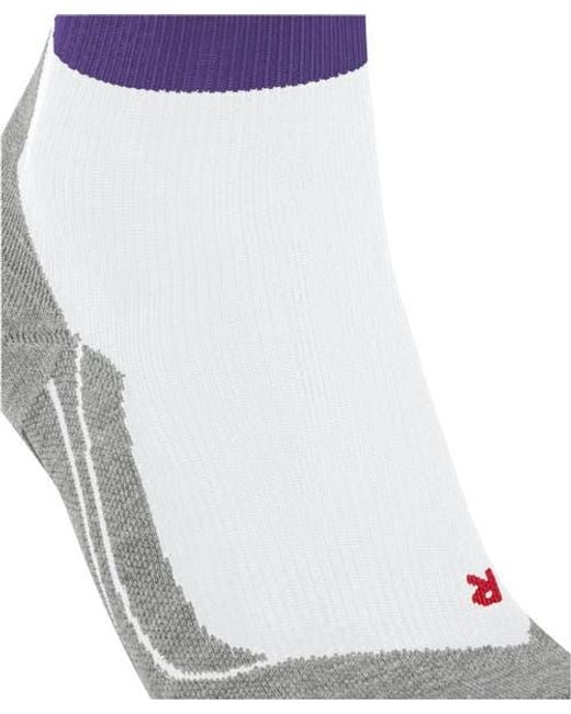 Falke Blue Ru Compression Stabilizing Running Socks
