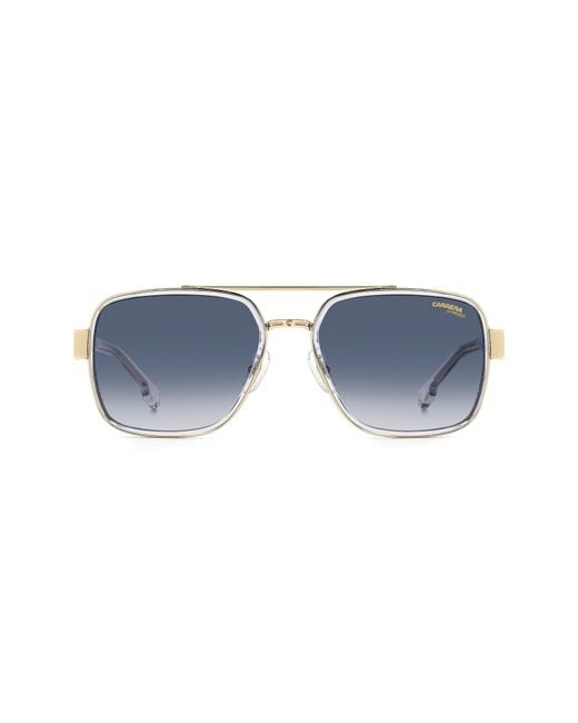 Carrera Blue 1092/S 58Mm Gradient Rectangular Sunglasses for men