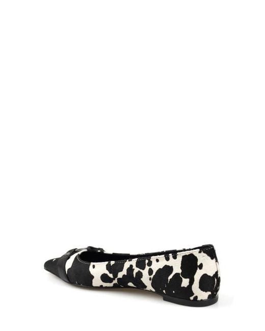 Zigi Black Hilo Pointed Toe Flat