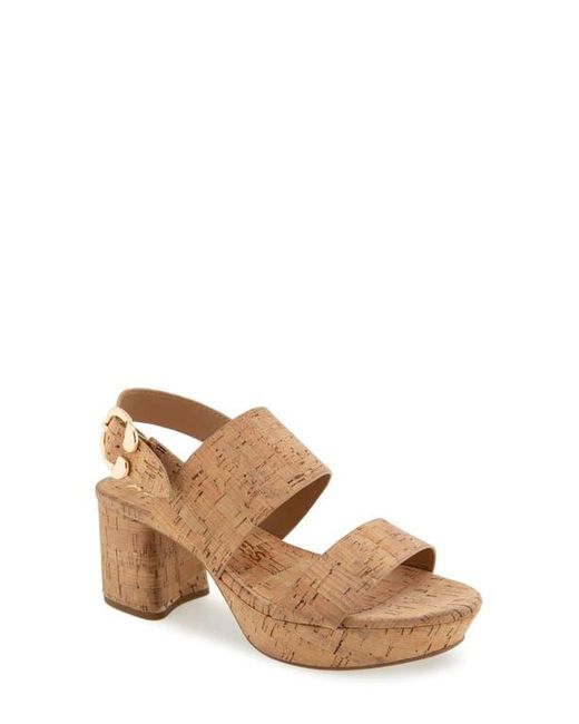 Aerosoles Brown Camera Platform Sandal
