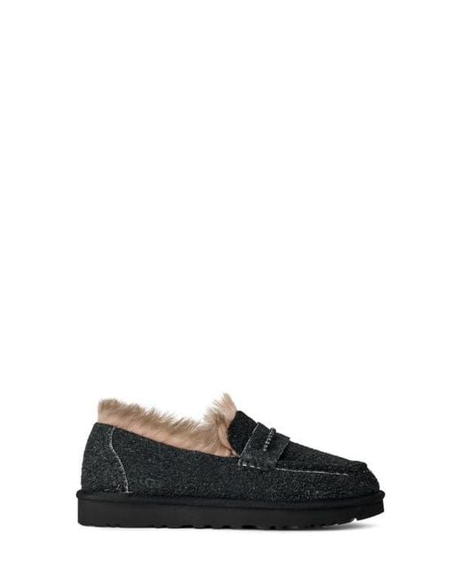 Ugg Black Ellis Wool Loafer