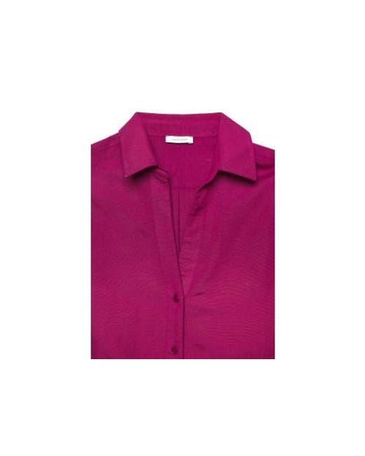 Lascana Purple Button Down Blouse
