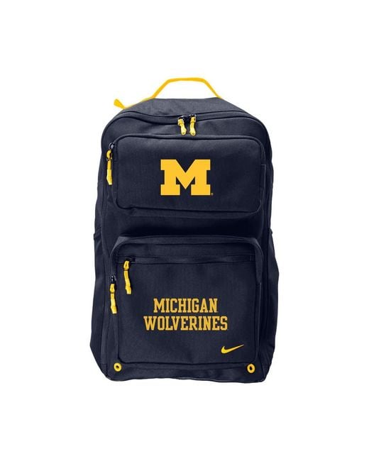 Nike Blue Michigan Wolverines Utility Speed Backpack