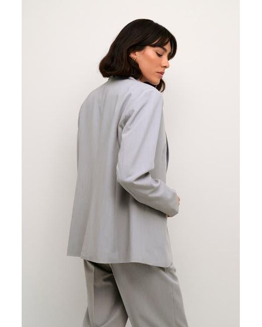 Kaffe Gray Kasakura Single Breasted Blazer