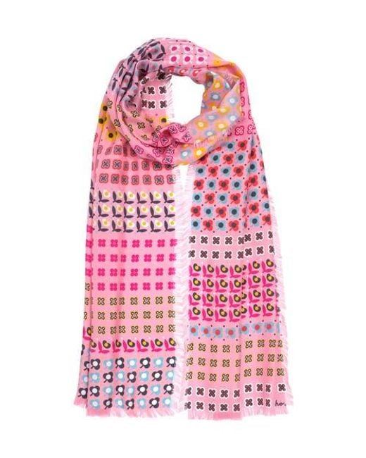 Echo Pink Clover Silk Oblong