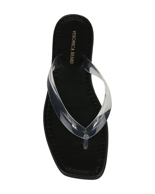 Veronica Beard White Clea Flip Flop
