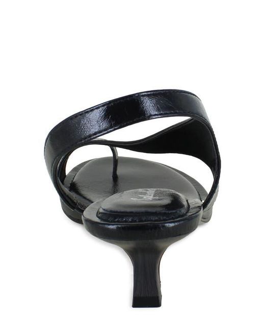 Splendid Black Helen Toe Loop Sandal