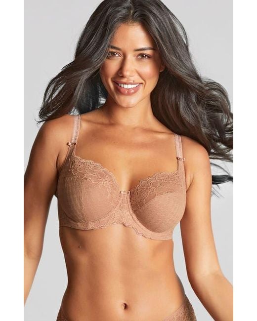 Panache Black Envy Underwire Stretch Lace Side Support Bra