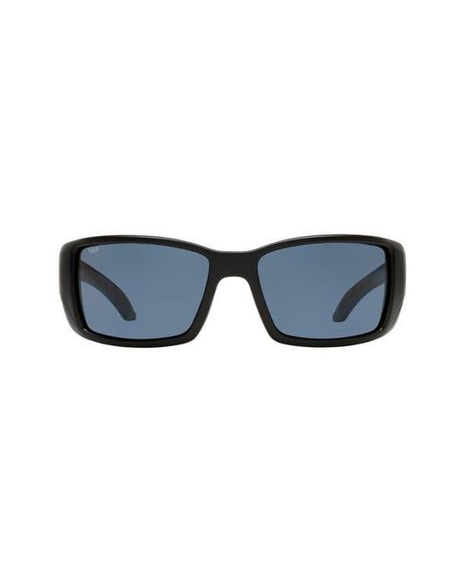 Costa Del Mar Blue 62Mm Polarized Wraparound Sunglasses for men