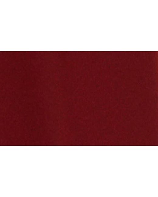 Mango Red Wrap Waist V-neck Long Sleeve Jumpsuit