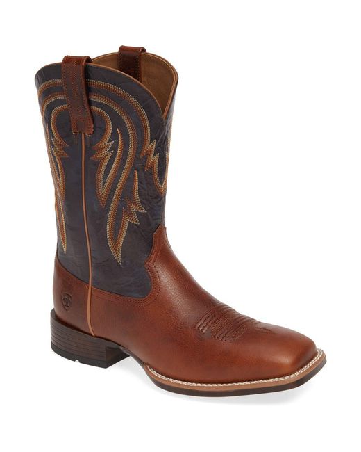Ariat Brown Plano Cowboy Boot for men