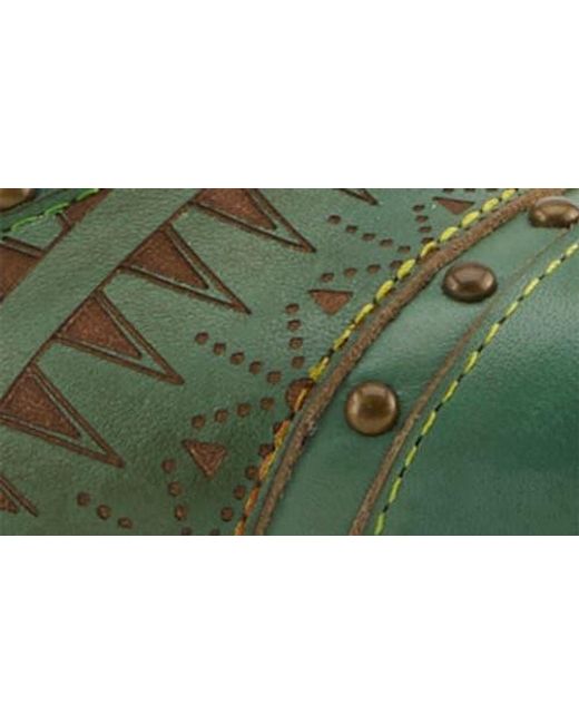Spring Step Green Niobella Ankle Strap Pump