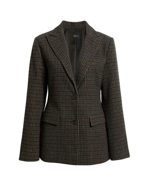 Rails Black Doris Plaid Blazer
