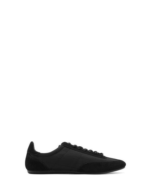 Mango Black Mixed Media Sneaker