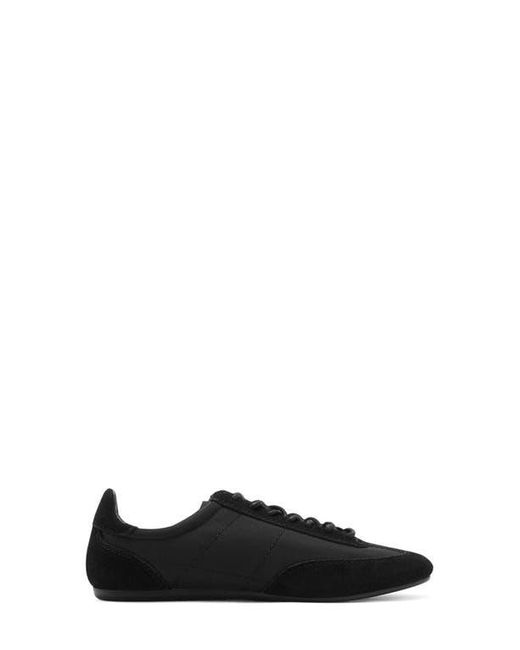 Mango Black Mixed Media Sneaker
