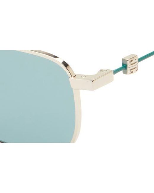 Givenchy Blue Gv Speed Square Sunglasses