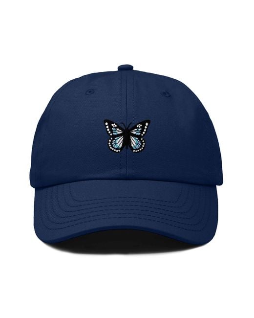 Alix Blue Butterfly Hat