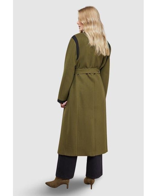 Oasis Black Tipped Coat