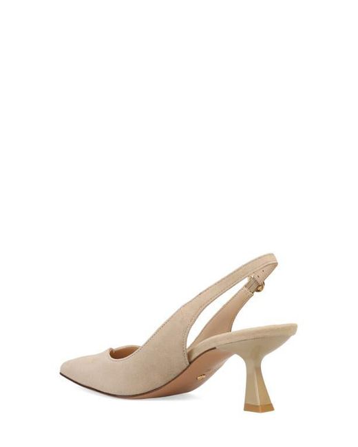 Pelle Moda Natural Janah Slingback Pointed Toe Pump