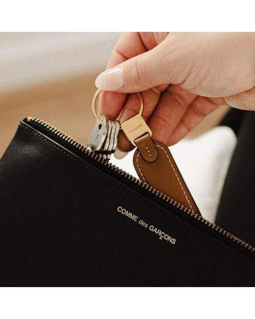 Orbitkey Metallic Leather Loop Keychain
