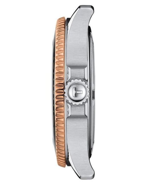 Tissot Black Seastar 1000 Two-Tone Bracelet Watch, 36Mm
