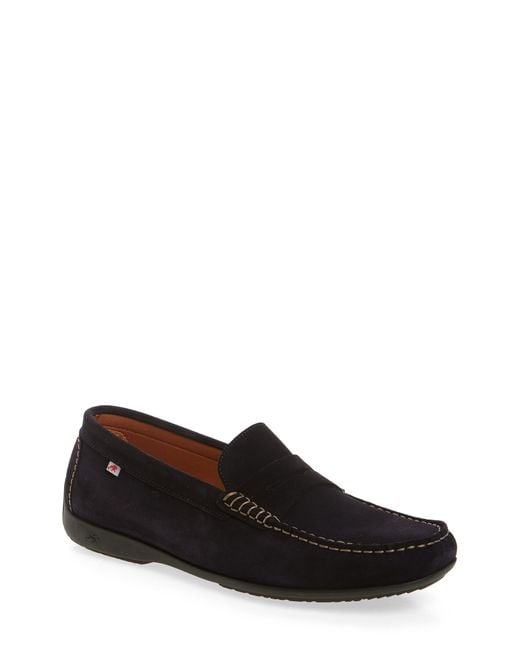 Fluchos Black Samoa Penny Loafer for men
