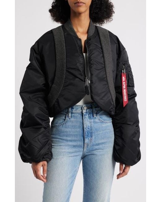 Alpha Industries Black Ma-1 Flight Jacket